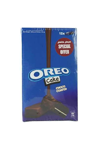 Oreo Cake with Chocolate Coated, 24gms Per Piece- Pack of 12 Pieces