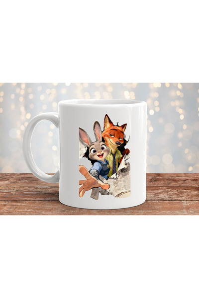 MODA February 14 Valentine's Day Printed Gift Porcelain Mug