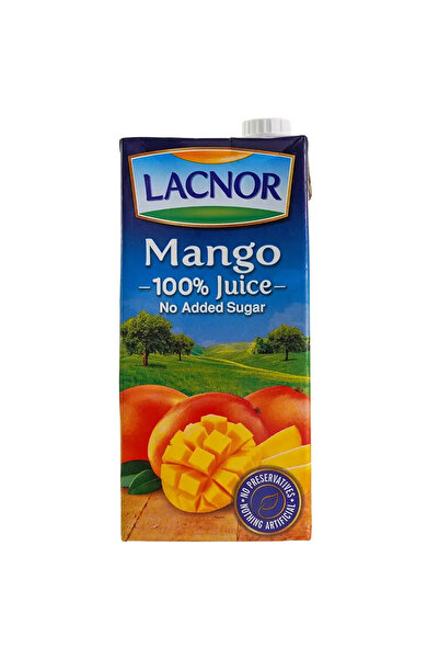 Lacnor عصير مانجو 100% - أصفر