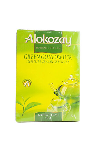 Alokozay Green Gunpower Pure Cylon Green Tea- 225gms