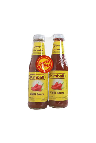 KIMBALL زجاجة صلصة الفلفل الحار - عبوة من قطعتين × 340 غرام