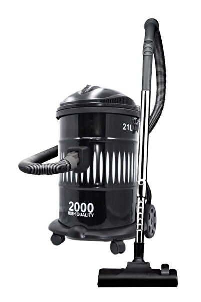 LC حوض مكنسة كهربائية 21 لتر 2000 واط أسود