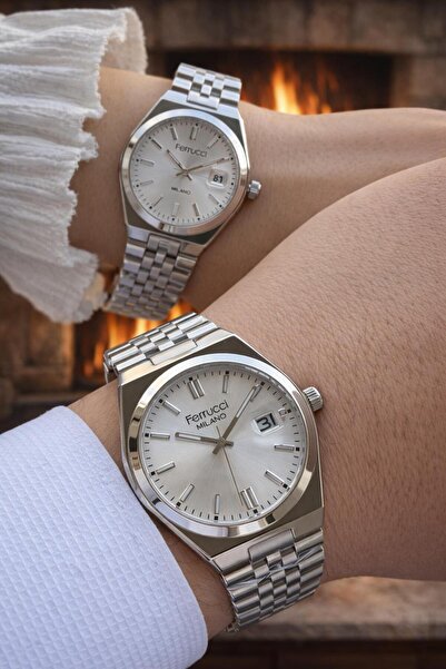 Ferrucci 3 Atm Water Resistant Couple Wristwatch Fg.X5002.6 with 2 Years Warr...