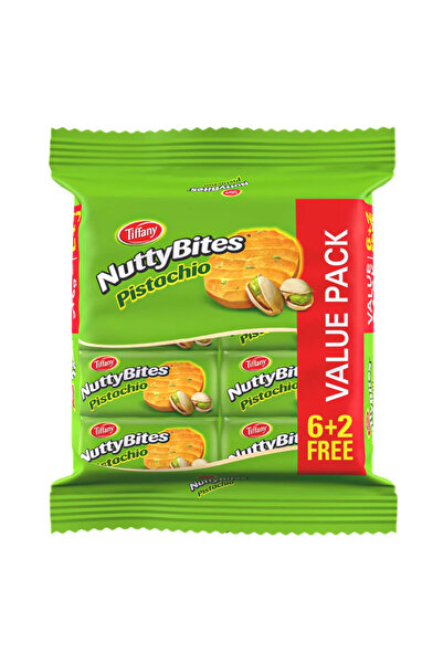 Tiffany Nutty Bites Pistachio Biscuits- 8X72gms