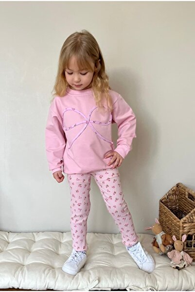 Patriko طقم سويت شيرت رياضي أنيق للفتيات من الموسم الجديد مع نمط زهور مطبوع و...