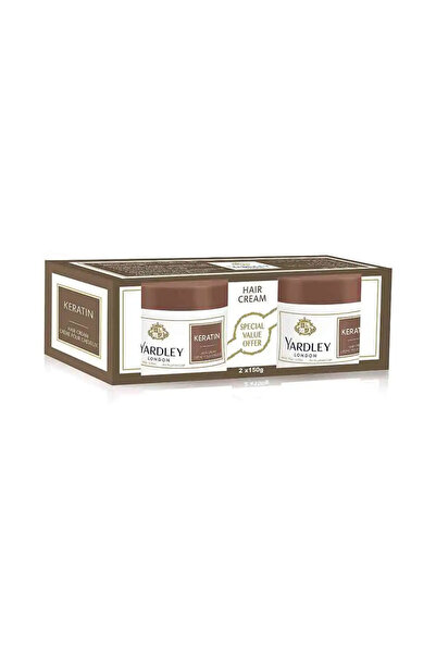 YARDLEY كريم لندن بالكيراتين للشعر الناعم والمفرود - عبوتان × 150 غرام