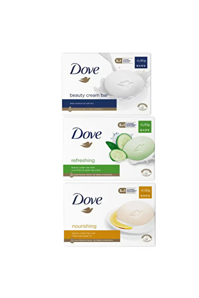 Dove Moisturizing Beauty Cream Bar Soap Deep Moisturize Assorted Fragrance- 4...