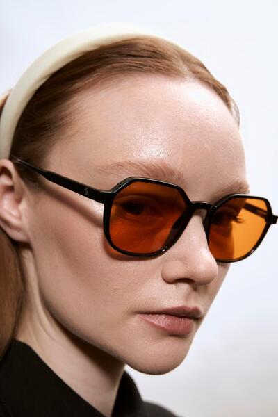 Bilge Karga Sezar Black Orange Circusian Balance Glasses