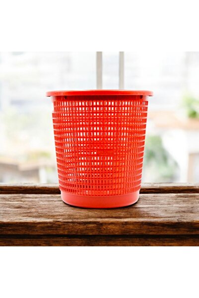 alka سلة مهملات بلاستيكية، سلة نفايات متينة مثقبة، سلة قمامة خفيفة الوزن للمن...