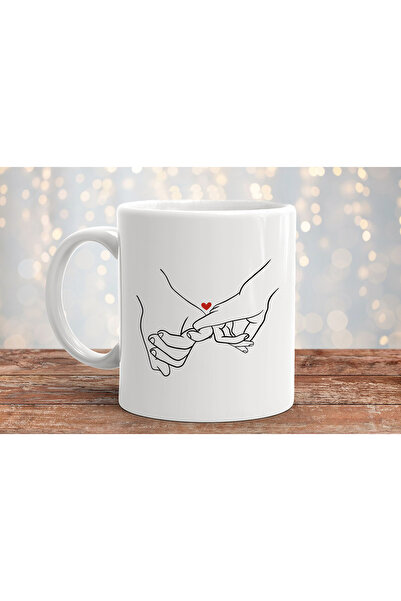 MODA February 14 Valentine's Day Printed Gift Porcelain Mug