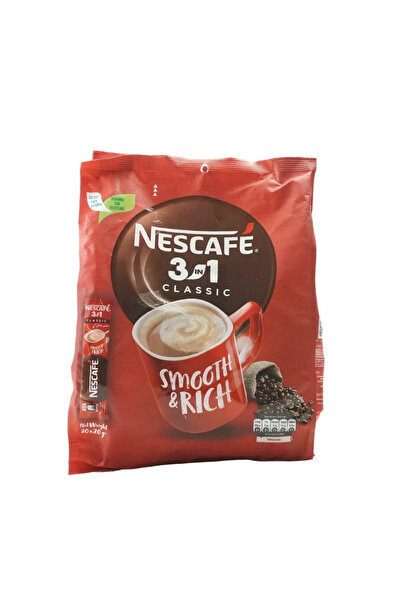Nescafe 3In1 Classic Smooth and Rich Coffee Sticks- 30X20gms
