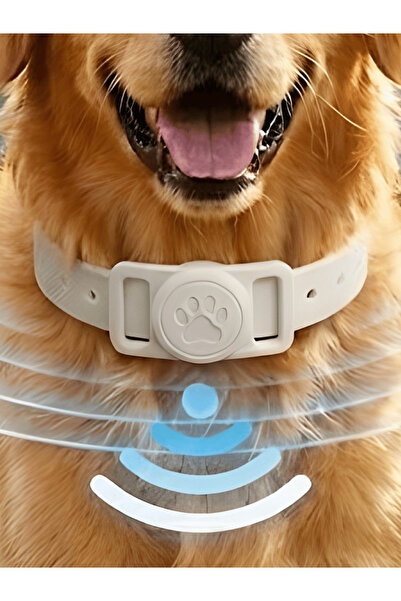 Gözcü Mobil Boş Airtag Yuvalı Kedi Köpek Tasması Evcil Hayvan Pet Takip Cihaz...