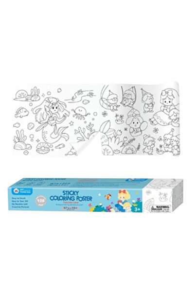 DOMİ جار ميلو - ملصق تلوين لاصق - أرض القصص الخيالية - 3 أمتار