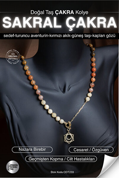 OSMANLI DEĞERLİ TAŞ Certified -Aventurine-Red Agate-Sunstone-Tiger's Eye Natu...