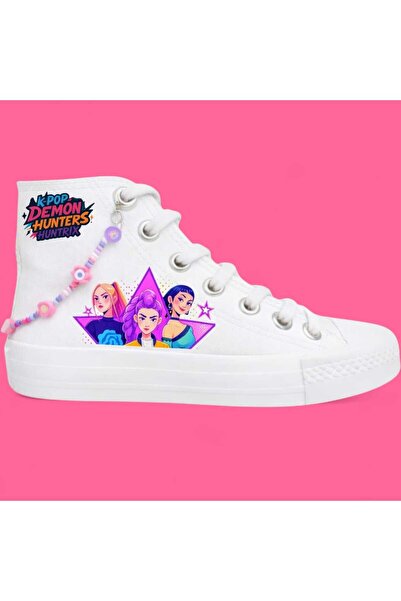 amazoondesing Half Star Hantoorrss Printed Beads Design Girl's Sports Shoes &...