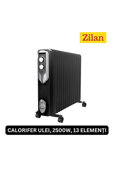 Zilan Calorifer Electric Floria - 2500W, 13 Elementi, Termostat Reglabil, 3 T...