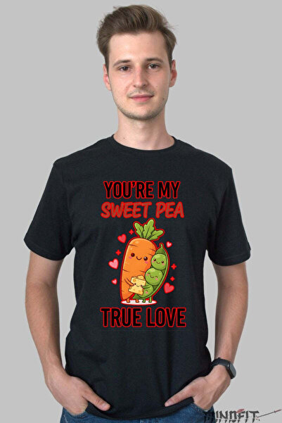 GILDAN Tricou Valentine S Day Cuplu You Re My Sweet Pea True Love Barbat