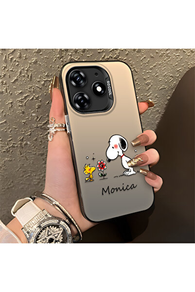 Hontinga حافظة من السيليكون النحيف المقاوم للصدمات بنمط مونيكا متوافقة مع هات...