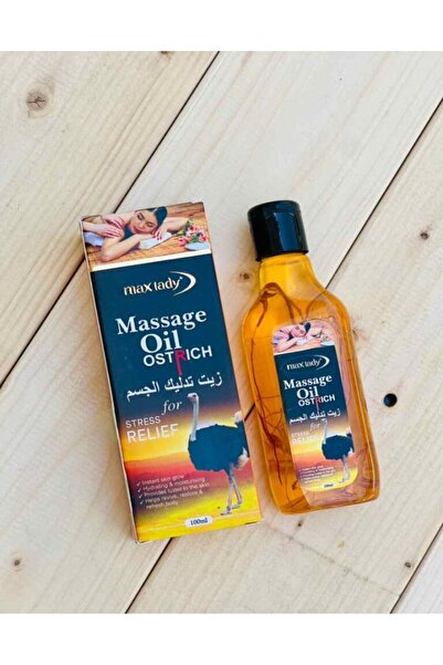 MAXLADY Ostrich Massage Oil - 100ml Ultra-Glide Formula with Soothing Aroma |...