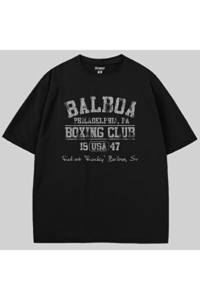 Crazy Balboa Boxing Club 1947 Oversized t Shirt
