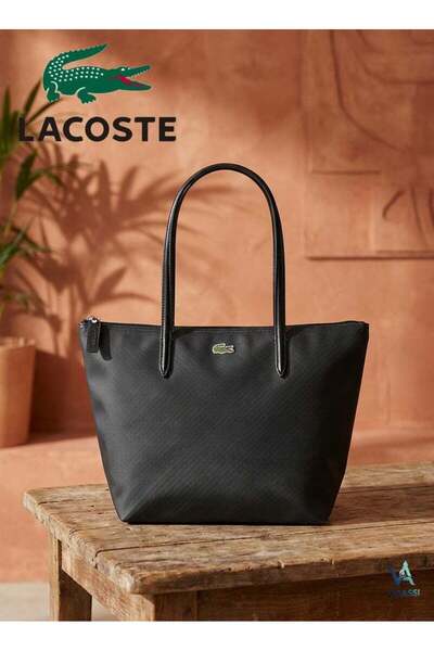 GENERIK Women's L12.12 Concept Large Capacity Zipper Tote Bag - Medium Black