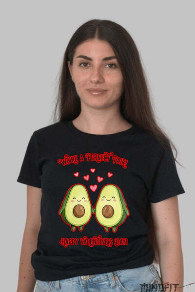 GILDAN Tricou Valentine S Day Cuplu We Re A Perfect Pair 2 Dama