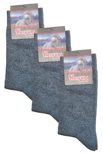 Fanilam جوارب صوفية شتوية للرجال من هاسيون - 3 قطع من جوارب صوف الحملان الداف...