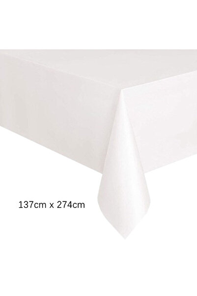 Choice 137×183 سم | قطعة واحدة | مفرش طاولة بلاستيكي للاستخدام مرة واحدة بلون...