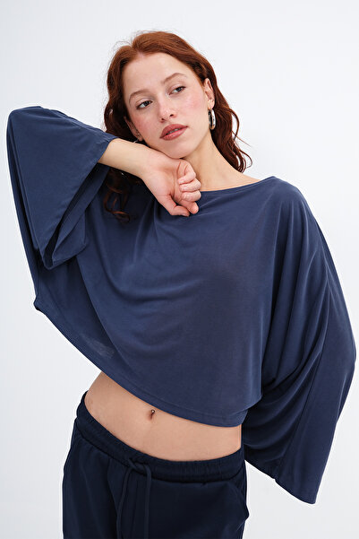 Addax Bat Sleeve Modal Blouse B12345