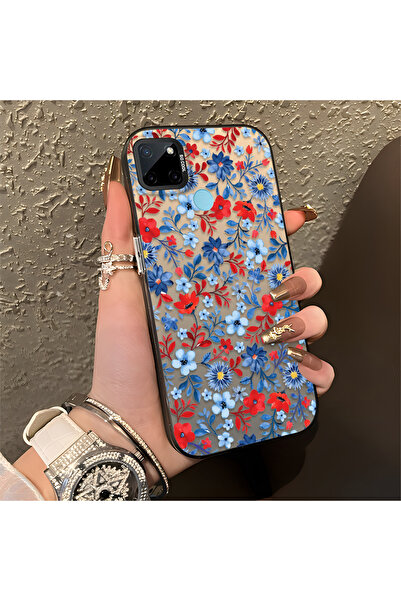 Hontinga حافظة من السيليكون النحيف المقاوم للصدمات بنمط غصن الزهرة المتوافقة ...