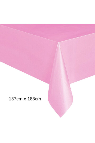 Choice مفارش طاولة بلاستيكية للاستخدام مرة واحدة، مقاس 137×183 سم، بلون الماك...