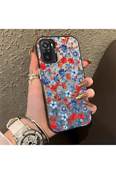 Hontinga غطاء حماية من السيليكون النحيف المقاوم للصدمات بنمط غصن الزهرة متواف...