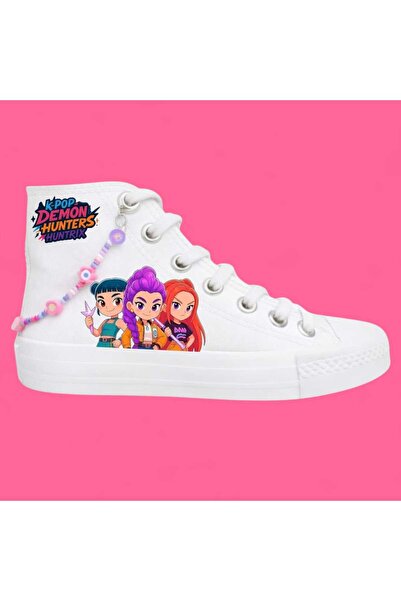 amazoondesing Kılıçlı Girls Bead Accessory Detailed Girls' Sports Shoes and S...