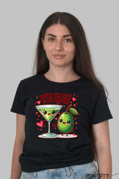 GILDAN Tricou Valentine S Day Cuplu You Re The Olive To My Martini Dama