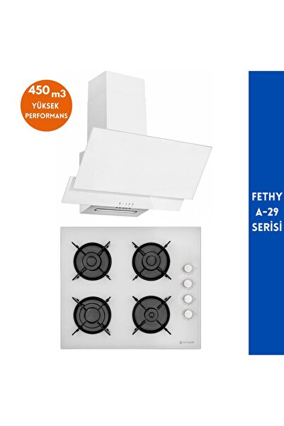 Eminçelik ve AFM Tech MARKALI / Fethy-A29 / 2'li Ocak Davlumbaz Ankastre Set ...