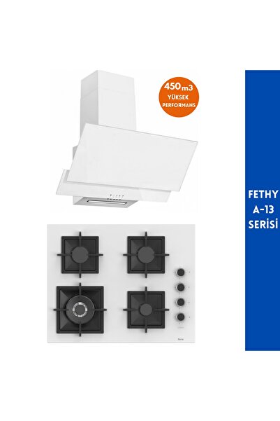 Ferre ve AFM Tech MARKALI Fethy A-13 Ocak +Davlumbaz 2'li Ankastre Set ( SC40...