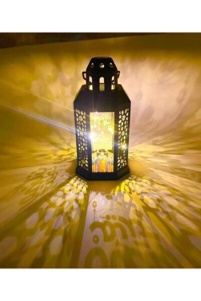 dehkah Ramadan lantern light, size 30*15*15, color black