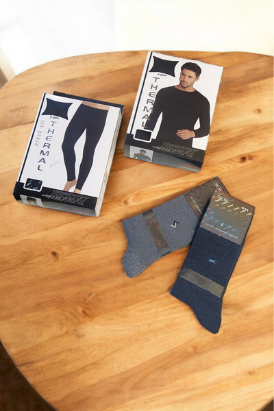 PAPATAY Men's Breathable Soft Fabric Underwear - Top and Bottom Underwear +2 ...