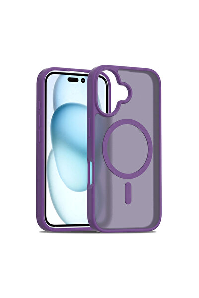 eco port غطاء جوكو آيفون 16 جوتا ماج سيف - بنفسجي غامق