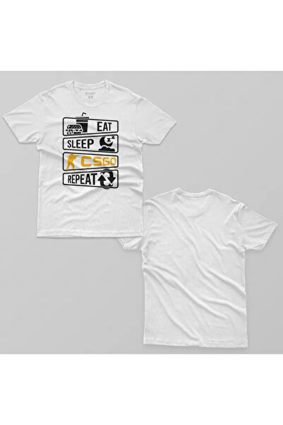 Crazy Eat Sleep Cs Go Repeat Men's T-Shirt