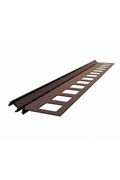 Renoplast Profil scară V LED Bronz RAL 8019 sub covor Stone