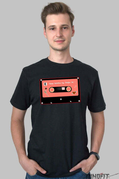 GILDAN Tricou Valentine S Day Caseta Mixtape Vol 1 Dragoste Barbat