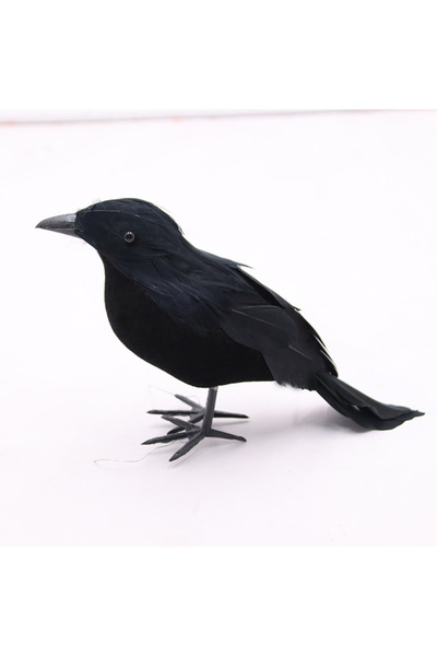 Choice محاكاة غراب أسود للهالوين، دعائم غراب أسود، محاكاة طائر مزيف، مهرجان أ...