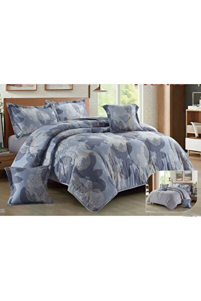 alzawia مفرش نفرين مايكروفايبر صيفي قماش بارد 8قطع لحاف مقاس 230×250سم