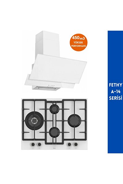 Ferre ve AFM Tech MARKALI Fethy A-14 Ocak +Davlumbaz 2'li Ankastre Set ( ED07...