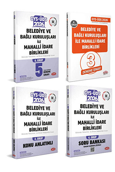 Data Yayınları Belediye ve Bağlı Kuruluşları İle Mahalli İdare Birlikleri 4. ...