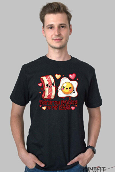 GILDAN Tricou Valentine S Day Cuplu You Re The Bacon To My Eggs Barbat