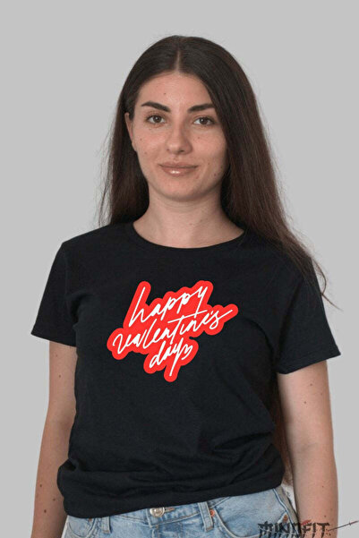 GILDAN Tricou Valentine S Day Happy Valentine S Day Red Script Dama
