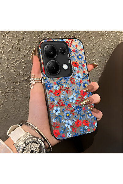 Hontinga غطاء حماية من السيليكون النحيف المقاوم للصدمات بنمط غصن الزهرة متواف...