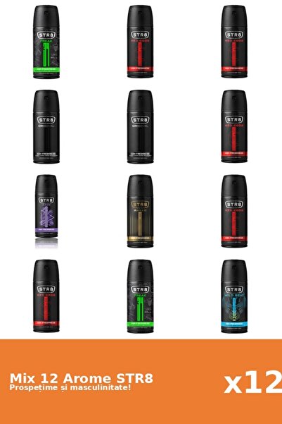 str8 Set 12 Mix STR8: 1x Ahead, 2x FR34K, 1x Game, 2x Original, 5x Red Code, ...